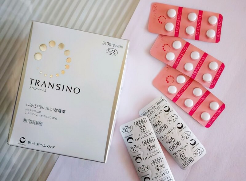 Viên uống trị nám của Nhật Transino Whitening 