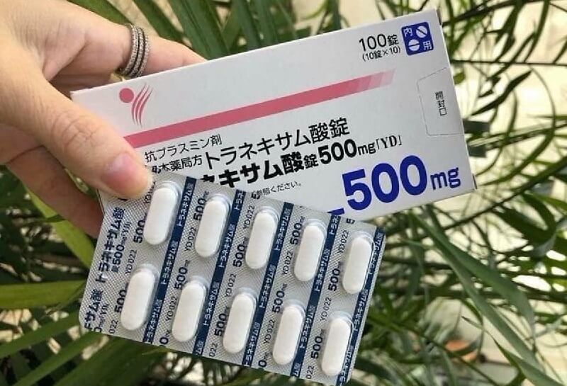Viên uống trị nám của Nhật Bản cao cấp Transamin 500mg