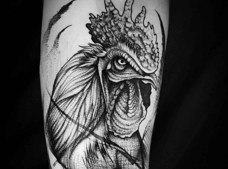 Tattoo con gà
