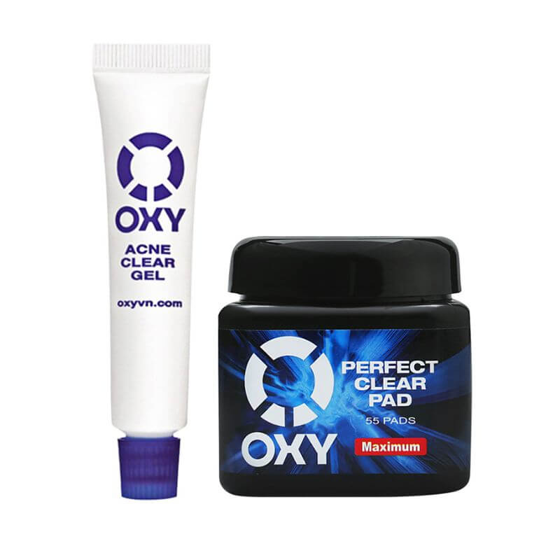 Gel trị mụn dưỡng da dành cho nam Oxy Perfect Clear Pad 