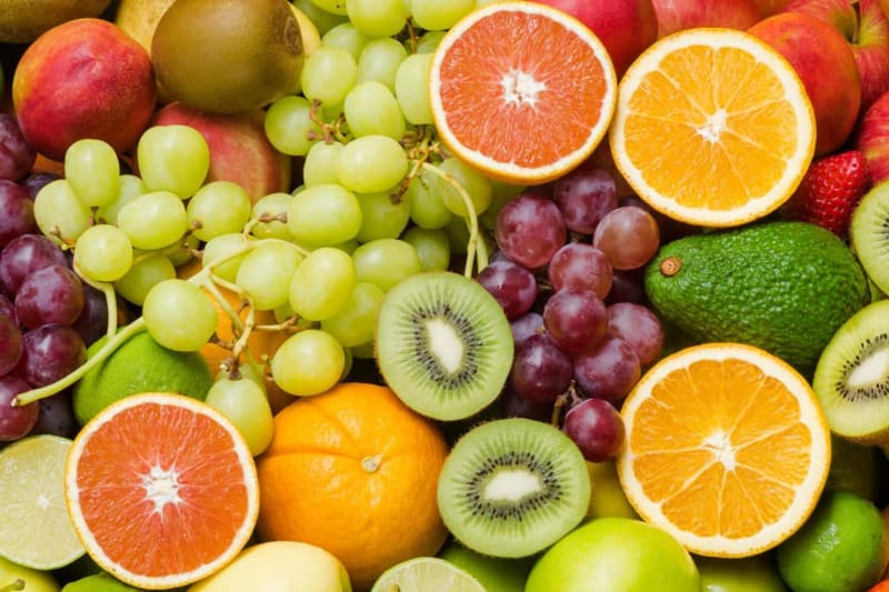 xăm môi nên ăn nhiều hoa quả