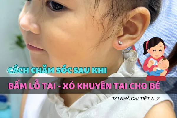 Cần kiêng gì sau khi bấm lỗ tai